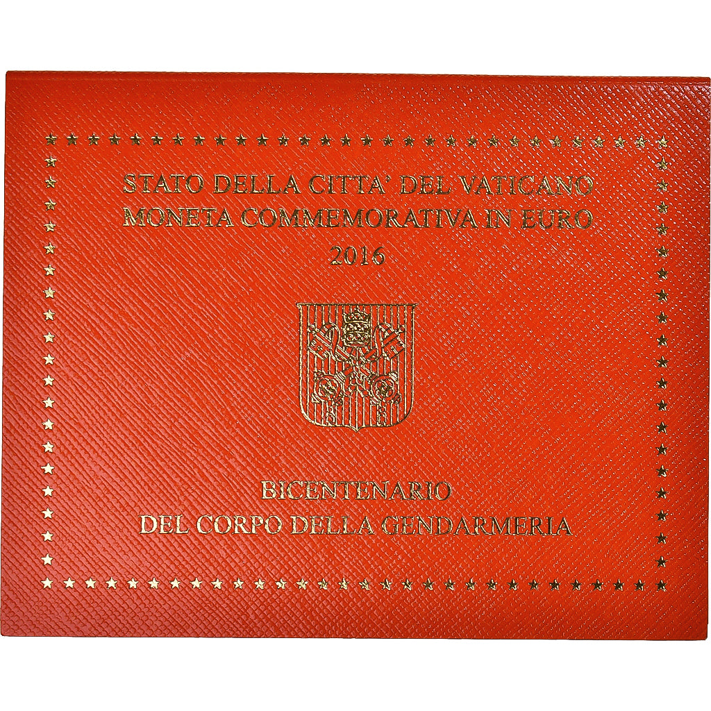 Vatican, 2 Euro, 200 ans de la gendarmerie du Vatican, 2016, MS(65-70)