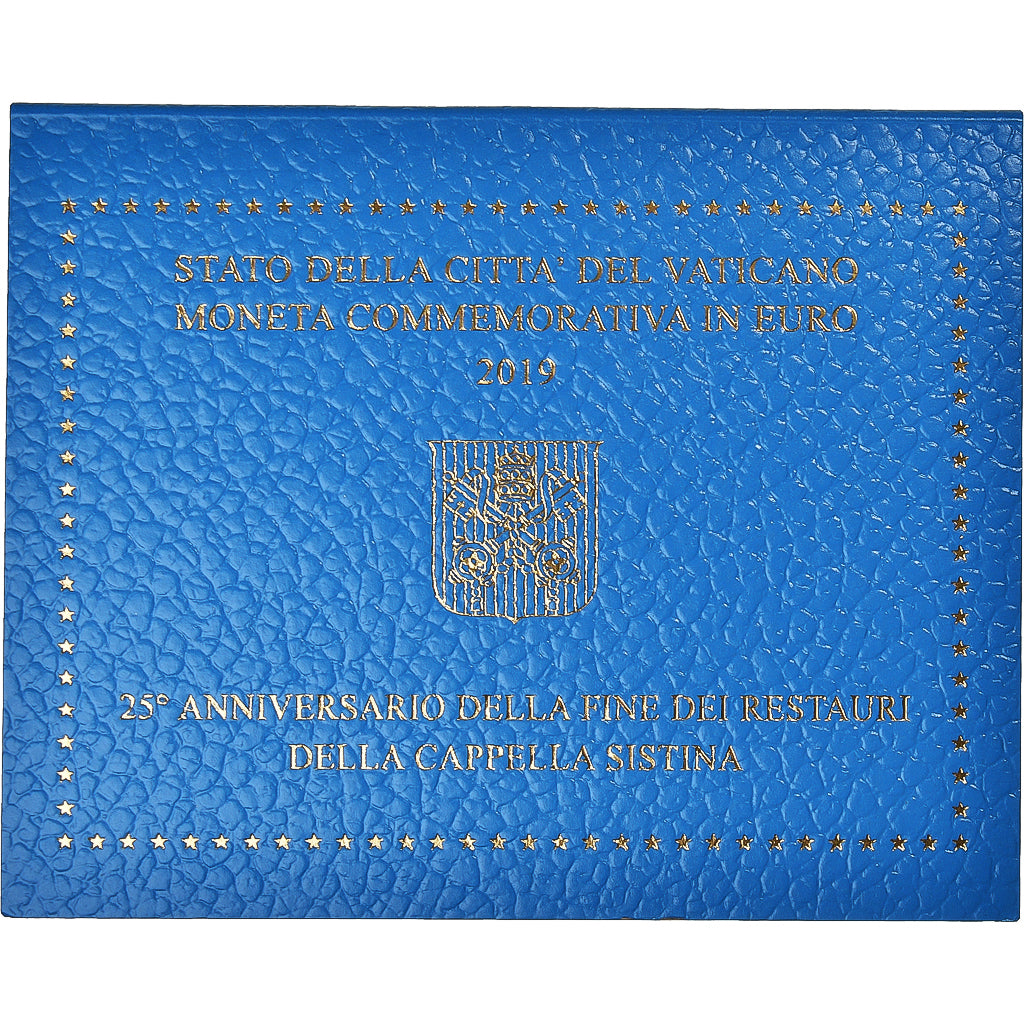 Vatican, 2 Euro, 25ème anniversaire de la fin de la restauration de la chapelle