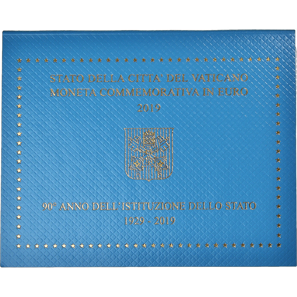Vatican, 2 Euro, 90 ans de la fondation de l'état du Vatican, 2019, Rome, FDC