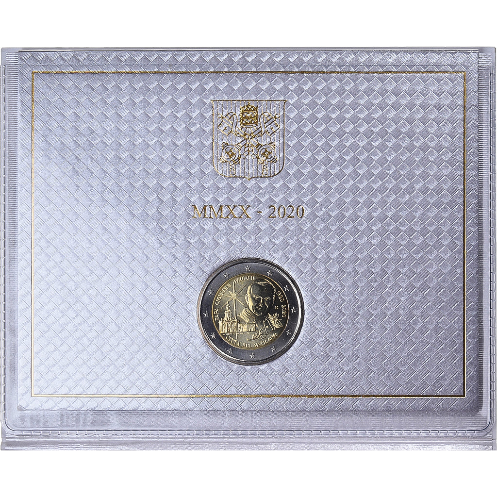 Vatican, 2 Euro, 100 ans de la naissance de Jean Paul II, 2020, Rome, FDC