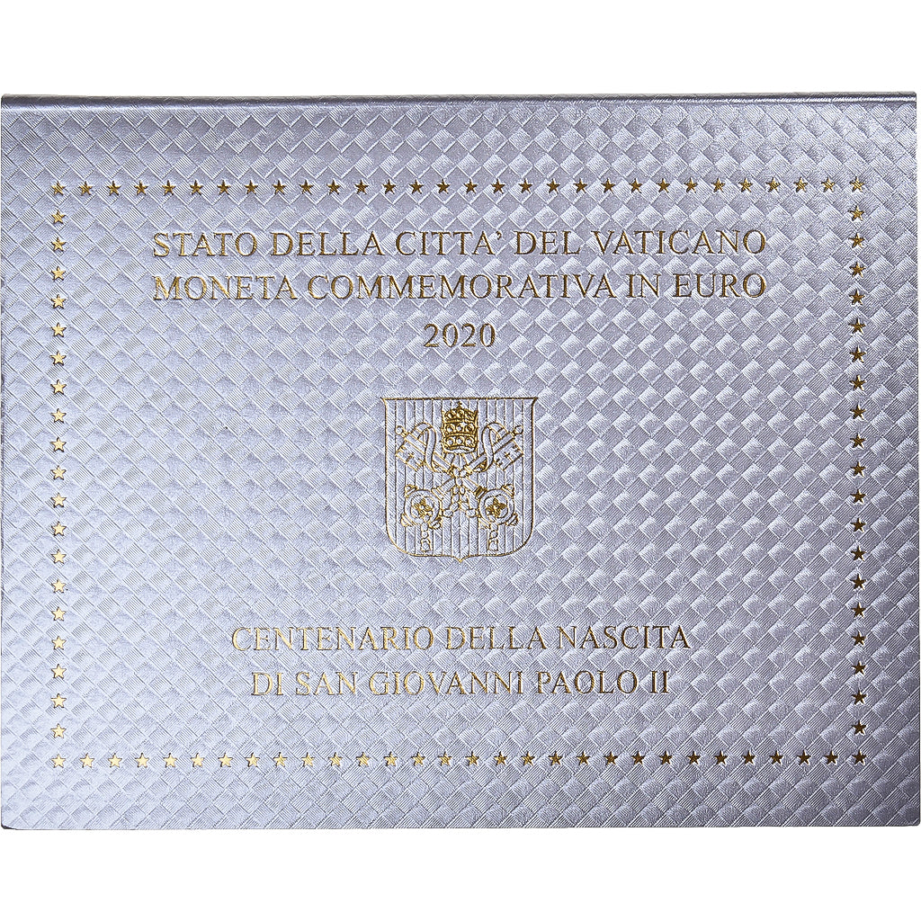 Vatican, 2 Euro, 100 ans de la naissance de Jean Paul II, 2020, Rome, FDC