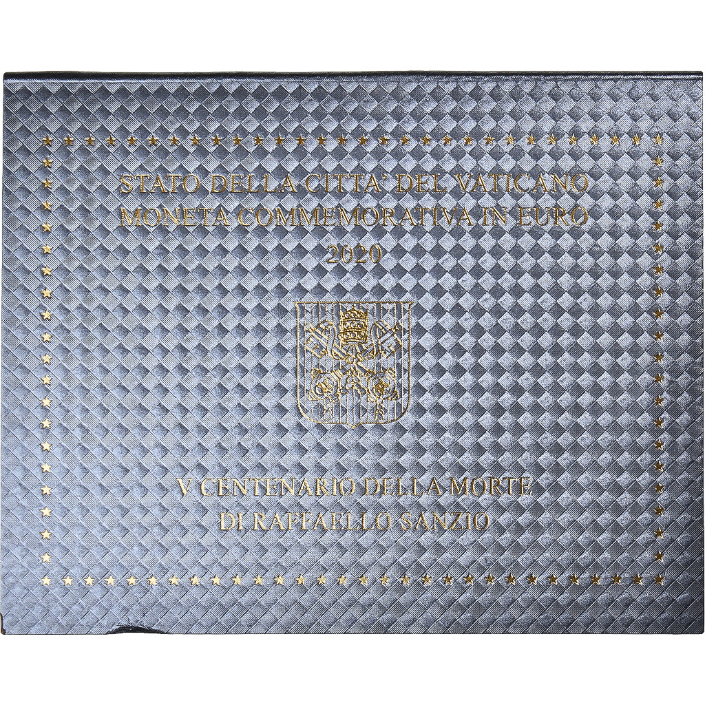 Vatican, 2 Euro, 500 ans de la mort de Raphaël, 2020, Rome, FDC, Bimétallique