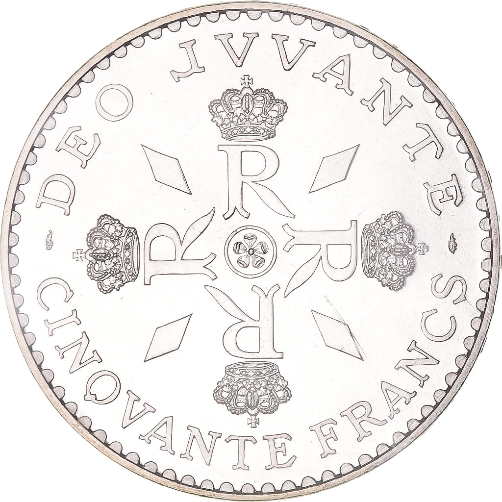Moneta, Monaco, Rainier III, 50 Francs, 1974, PRÓBA, AU(55-58), Srebro, KM:E66