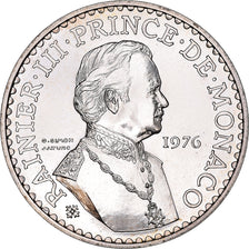 Coin, Monaco, Rainier III, 50 Francs, 1976, MS(64), Silver, KM:152.2