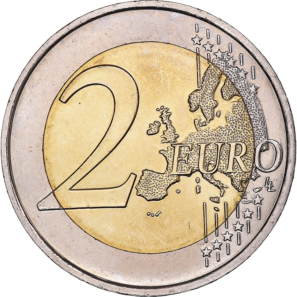 Monaco, 2 Euro, Admission à l'ONU, 2013, Paris, MS(60-62), Bi-Metallic