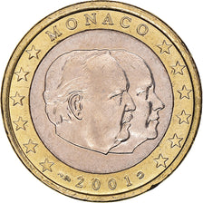 Monaco, Euro, 2001, Paris, MS(60-62), Bi-Metallic, KM:173