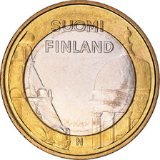 Finland, 5 Euro, Uusimaa, Helsinki & Uspenski Cathedral, 2012, AU(55-58)