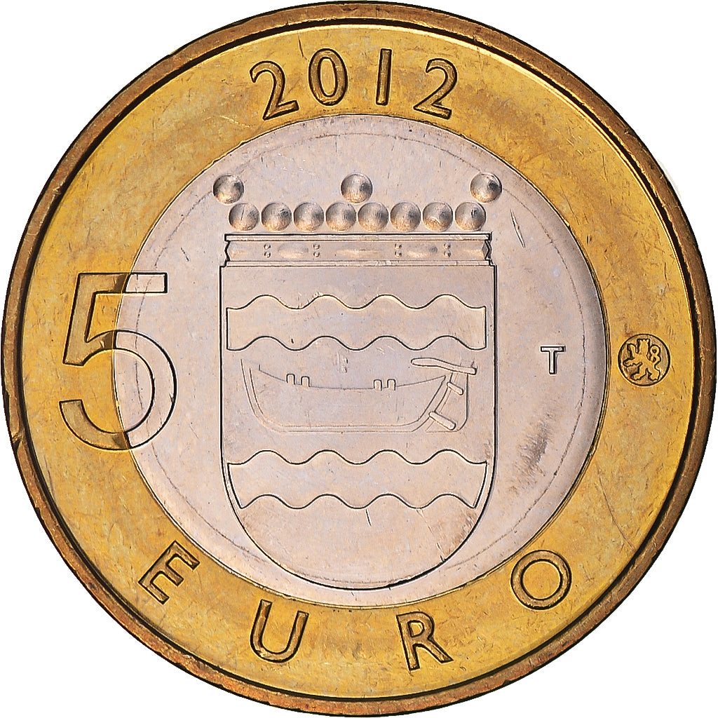 Finland, 5 Euro, Uusimaa, Helsinki & Uspenski Cathedral, 2012, AU(55-58)