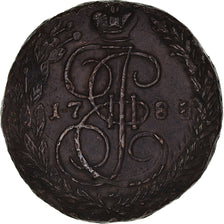 Coin, Russia, Catherine II, 5 Kopeks, 1788, Ekaterinbourg, VF(30-35), Copper