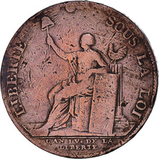 Coin, France, Monneron à la Liberté, 2 Sols, 1792, Birmingham, F(12-15)