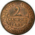 Moneda, Francia, Dupuis, 2 Centimes, 1898, Paris, EBC+, Bronce, Gadoury:107