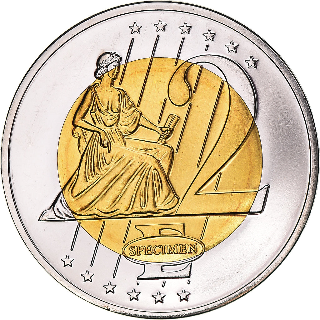 Andorre, 2 Euro, 2003, unofficial private coin, FDC, Cuivre