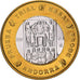 Andorra, Euro, 2003, unofficial private coin, FDC, Rame