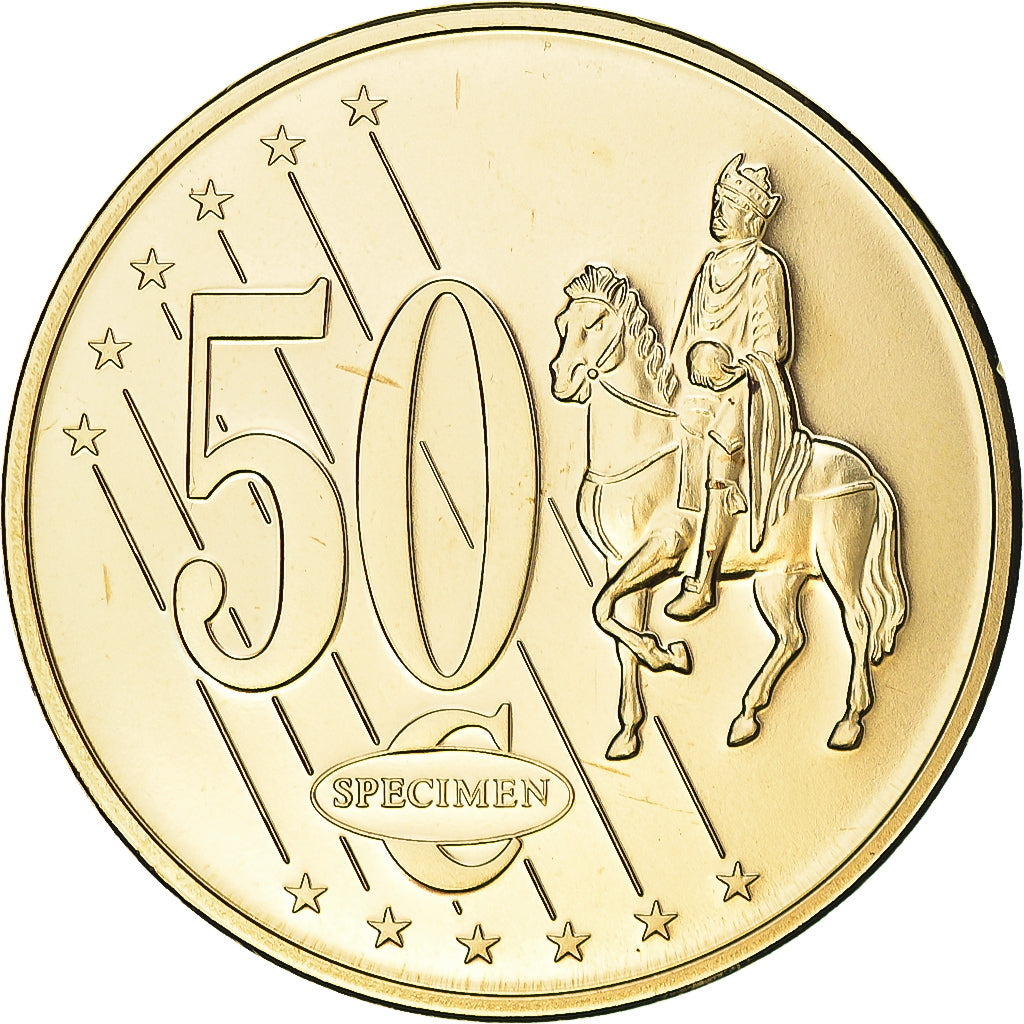 Andorra, 50 Euro Cent, 2003, unofficial private coin, FDC, Cobre