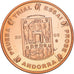 Andorra, 5 Euro Cent, 2003, unofficial private coin, FDC, Cobre