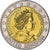 Reino Unido, Fantasy euro patterns, 2 Euro, 2002, Proof, MS(63), Bimetálico