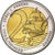 Reino Unido, Fantasy euro patterns, 2 Euro, 2002, Proof, MS(63), Bimetálico