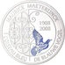 Bélgica, 10 Euro, L'oiseau bleu, 2008, Colourized, MS(63), Prata, KM:266