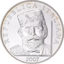 Italy, 5 Euro, 2007, Rome, Giuseppe Garibaldi - 200th Anniversary Birth