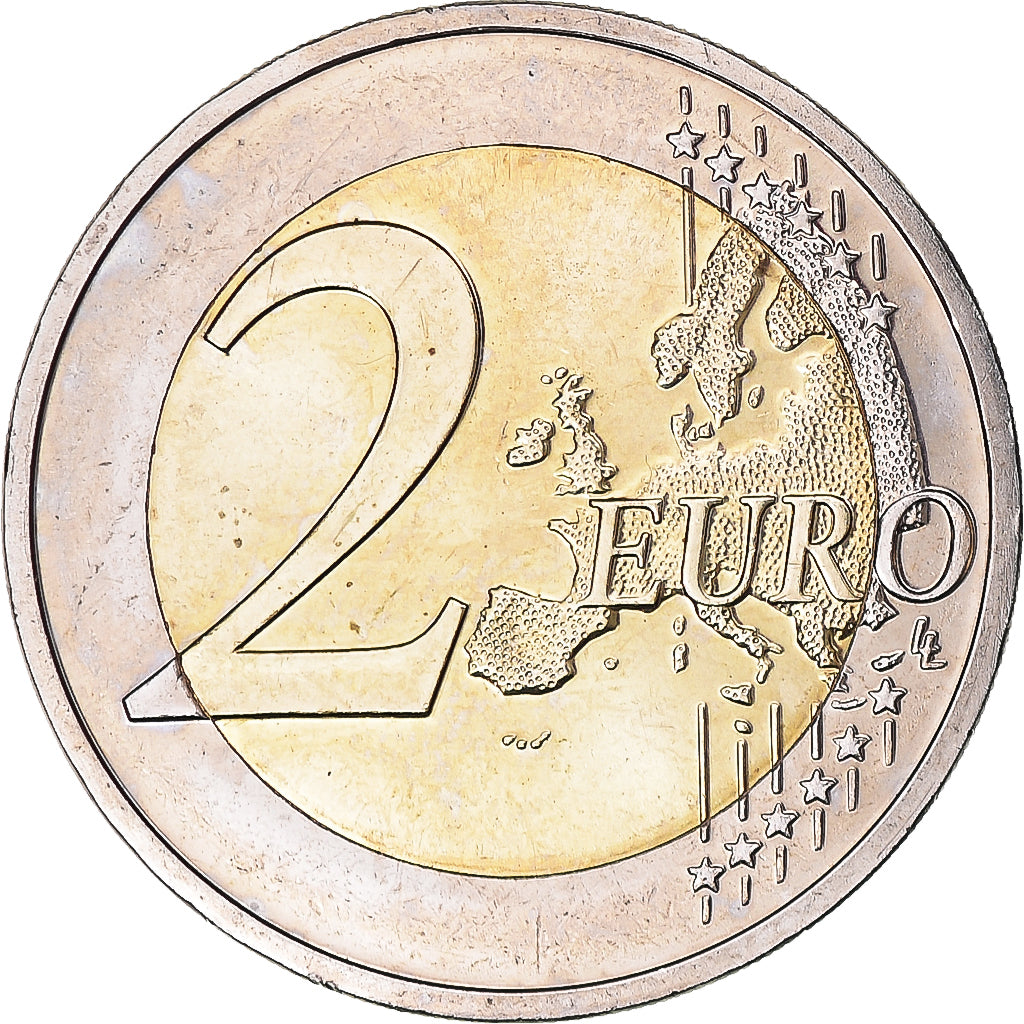 ALEMANIA - REPÚBLICA FEDERAL, 2 Euro, Bremen, 2010, Munich, Colourized, EBC+