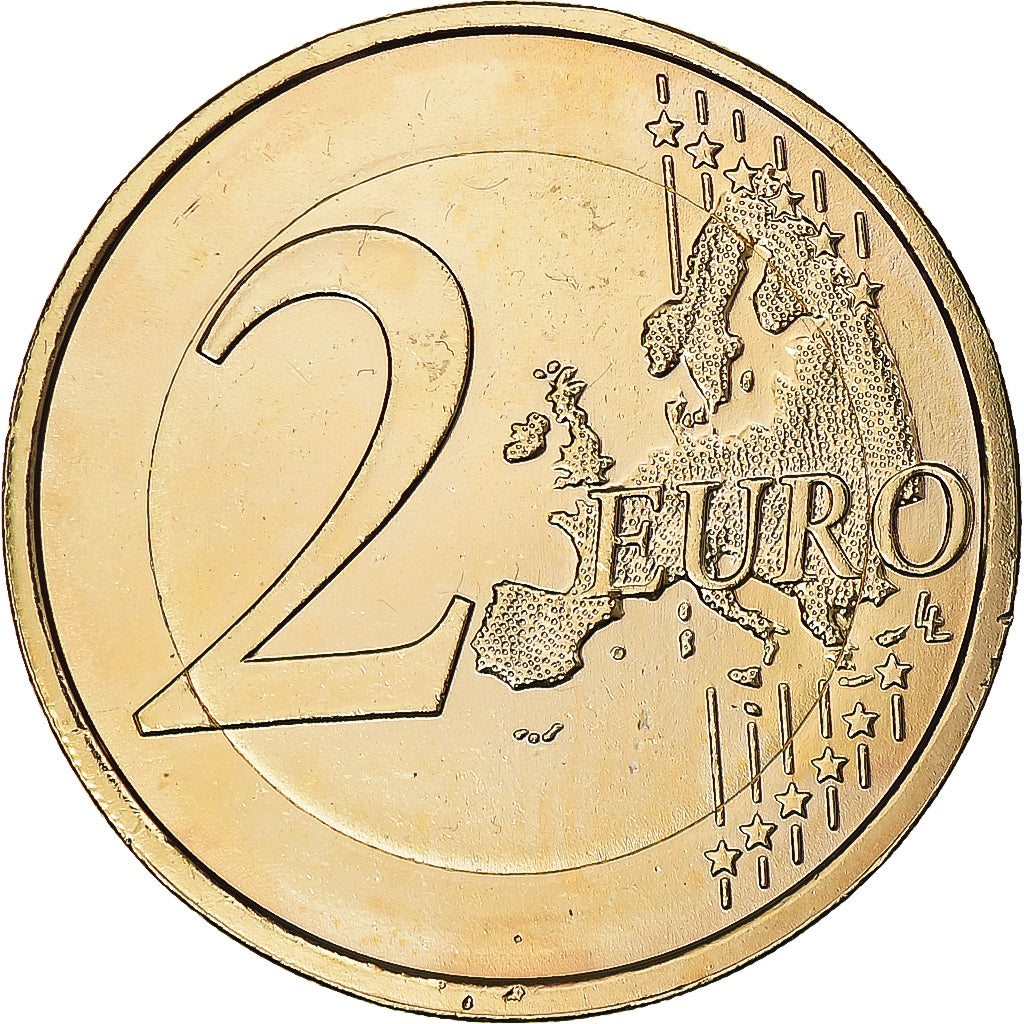 Portugal, 2 Euro, République portuguaise, 2010, gold-plated coin, EF(40-45)