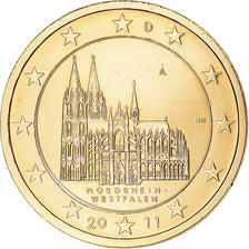 République fédérale allemande, 2 Euro, 2011, Berlin, gold-plated coin, TTB
