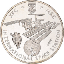 Coin, Kazakhstan, Station Spatiale Internationale, 50 Tenge, 2013, AU(55-58)