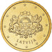 Lettonia, 10 Euro Cent, 2014, FDC, Ottone