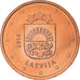 Latvia, 5 Euro Cent, 2014, MS(65-70), Copper Plated Steel