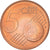 Letónia, 5 Euro Cent, 2014, MS(65-70), Aço Cromado a Cobre