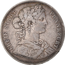 Moneta, Landy niemieckie, FRANKFURT AM MAIN, Thaler, 1862, EF(40-45), Srebro