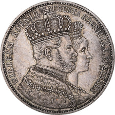 Monnaie, Etats allemands, PRUSSIA, Wilhelm I, Thaler, 1861, Berlin, TTB+