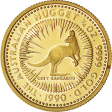 Coin, Australia, Elizabeth II, 15 Dollars, 1990, Perth, MS(65-70), Gold, KM:141