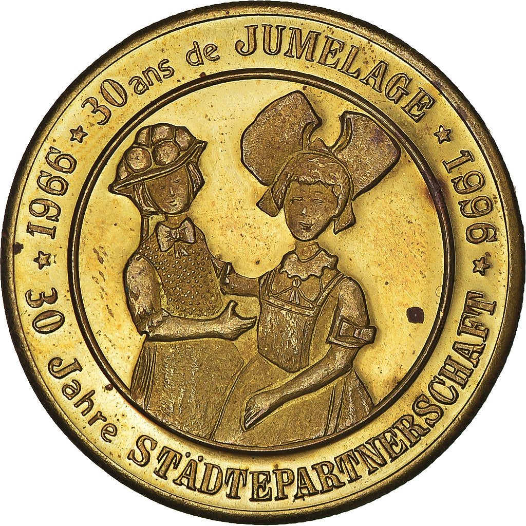 France, 3 Euro, Euro des Villes, 1996, Sélestat - 30 ans de jumelage, AU(55-58)
