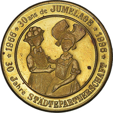 France, 3 Euro, Euro des Villes, 1996, Sélestat - 30 ans de jumelage, AU(55-58)