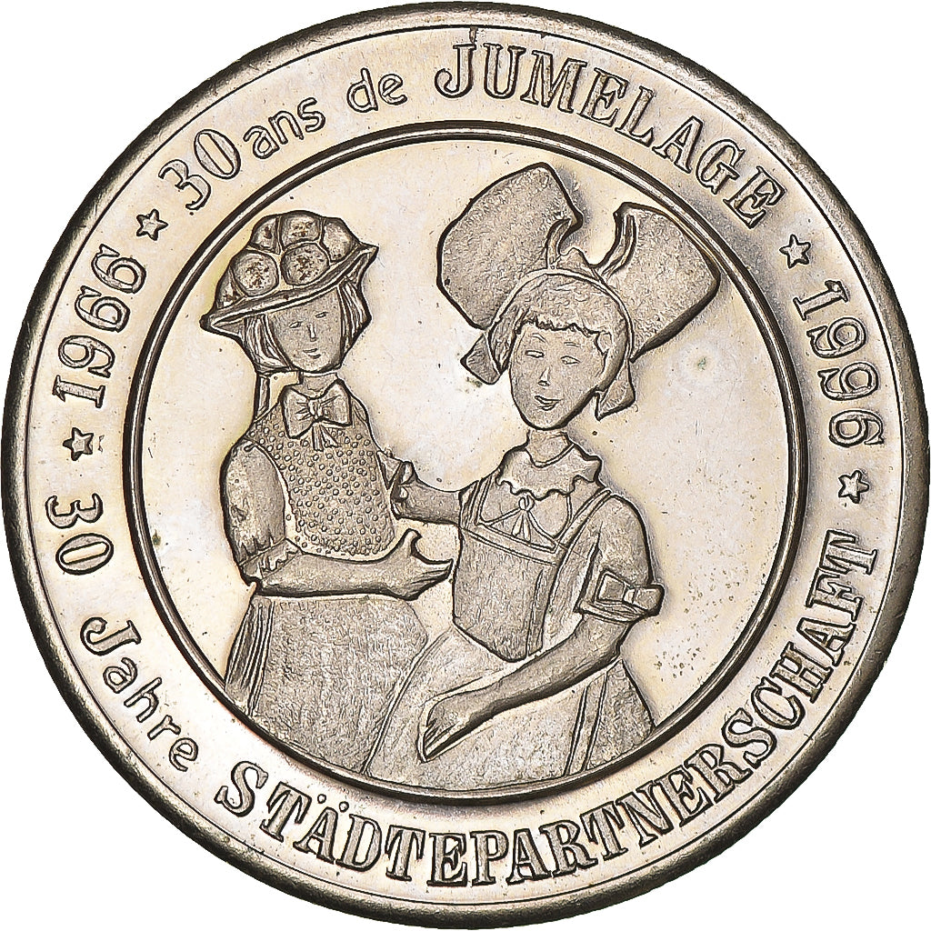 Francja, 3 Euro, Euro des Villes, 1996, Sélestat - 30 ans de jumelage
