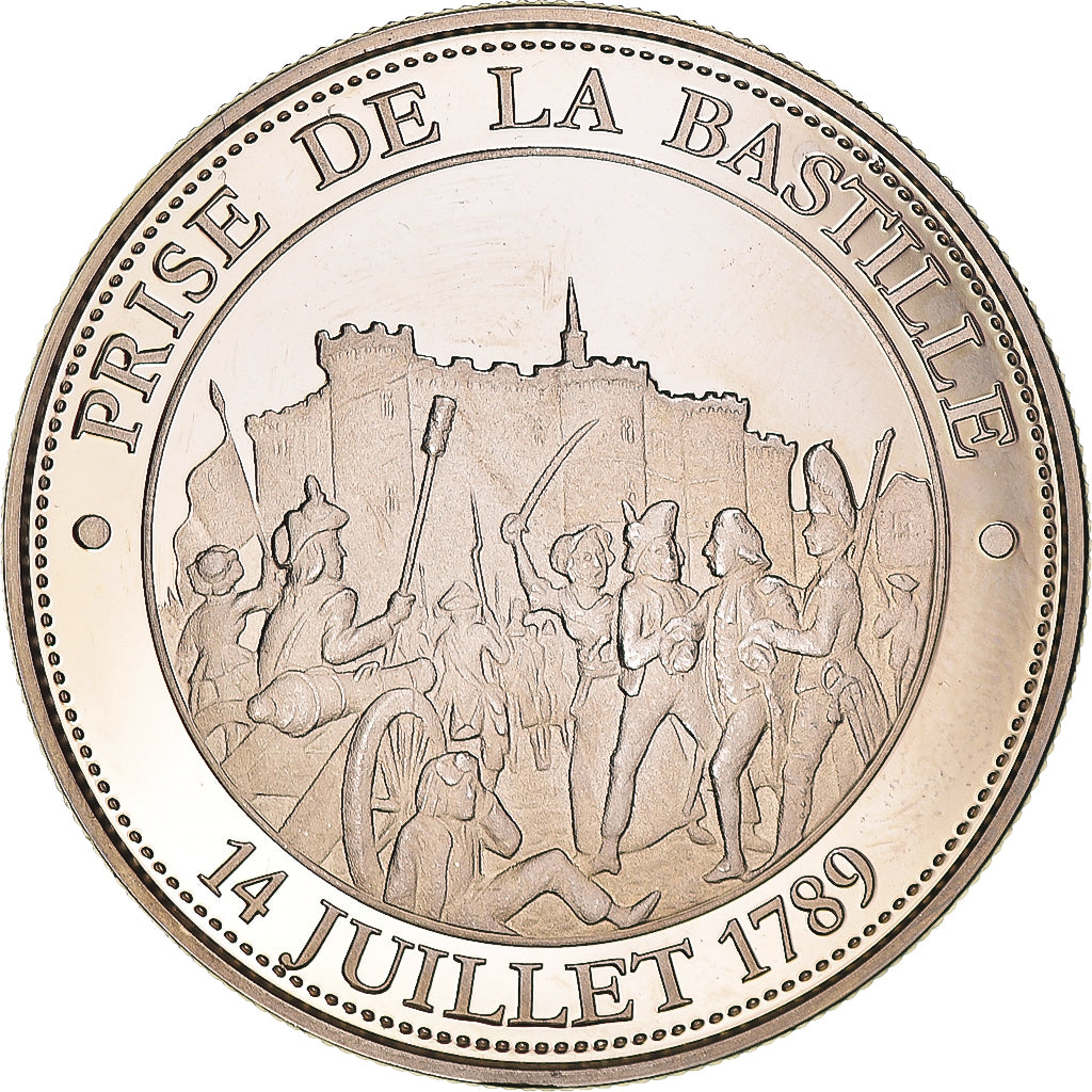 Francja, medal, Révolution Française, Prise de la Bastille, MS(63)