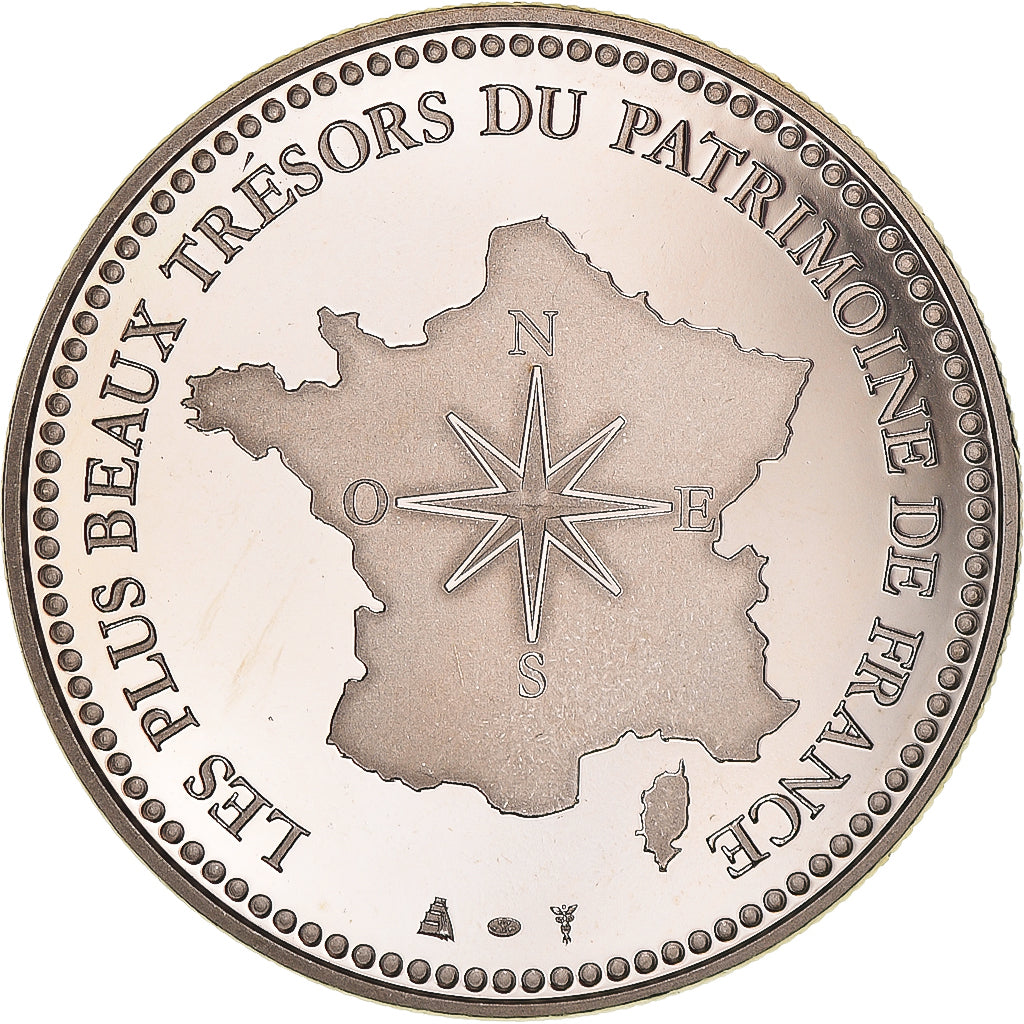 France, Medal, Pyramide du Louvres, Paris, MS(65-70), Copper-nickel