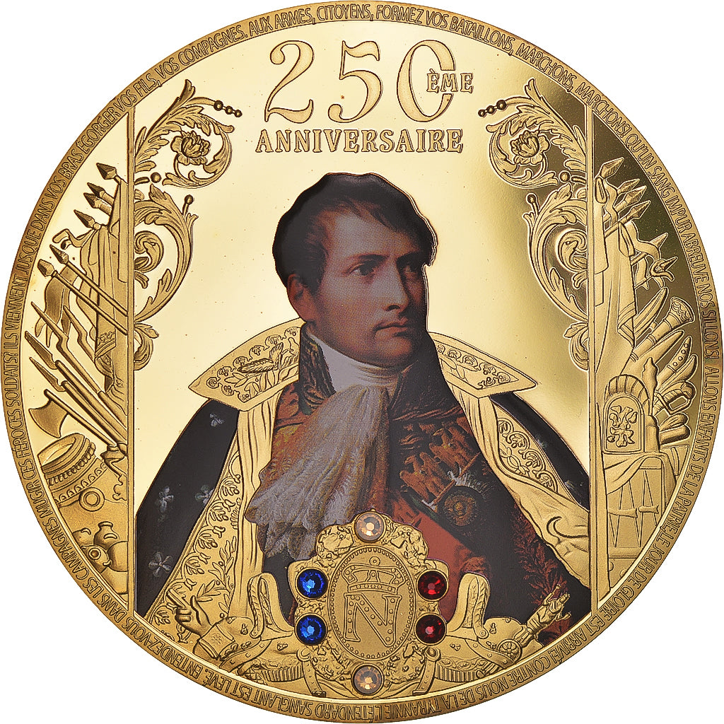 France, Médaille, Napoléon Bonaparte, 250ème Anniversaire, History, 2018