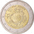 Chipre, 2 Euro, 10 ans de l'Euro, 2012, MS(63), Bimetálico