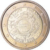 Finland, 2 Euro, 10 ans de l'Euro, 2012, MS(63), Bi-Metallic
