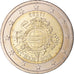 Estonia, 2 Euro, 10 ans de l'Euro, 2012, Vantaa, MS(63), Bimetaliczny, KM:70