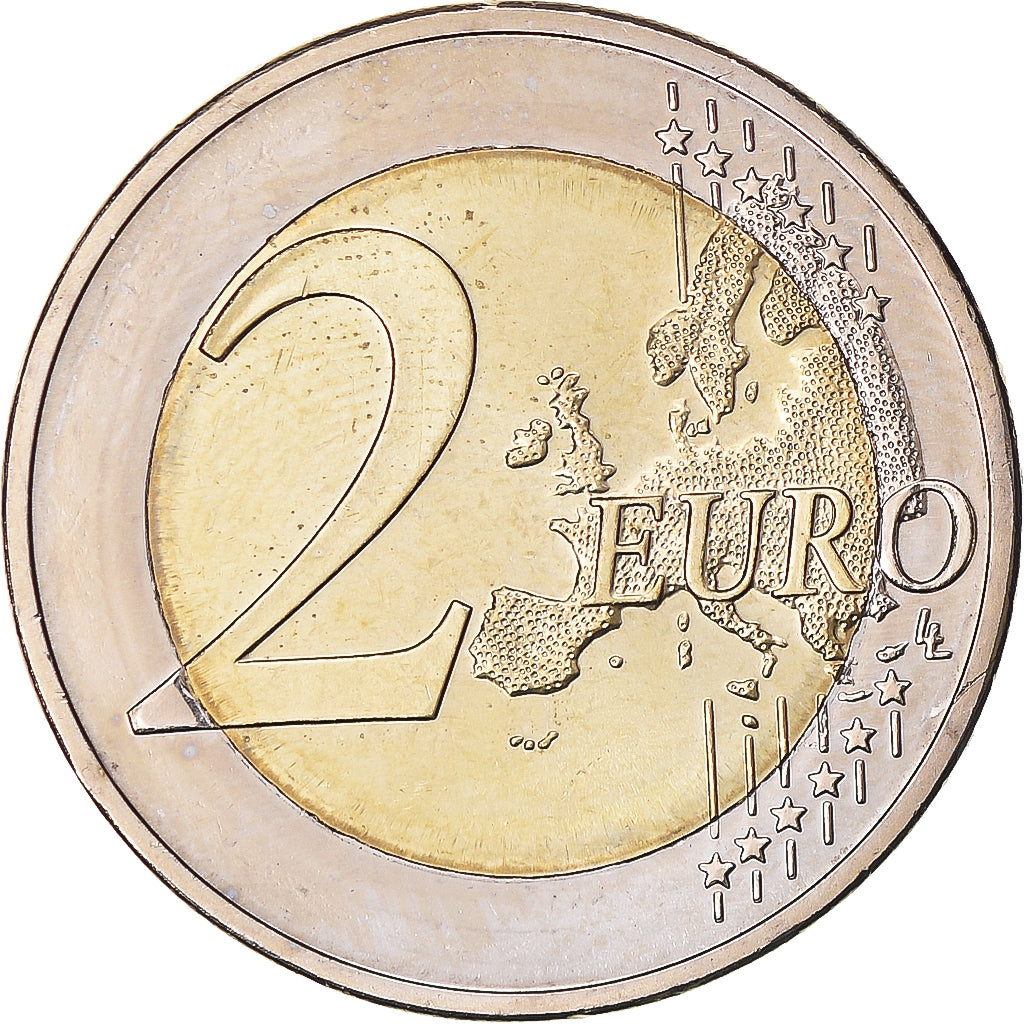 Estonia, 2 Euro, 10 ans de l'Euro, 2012, Vantaa, MS(63), Bimetaliczny, KM:70