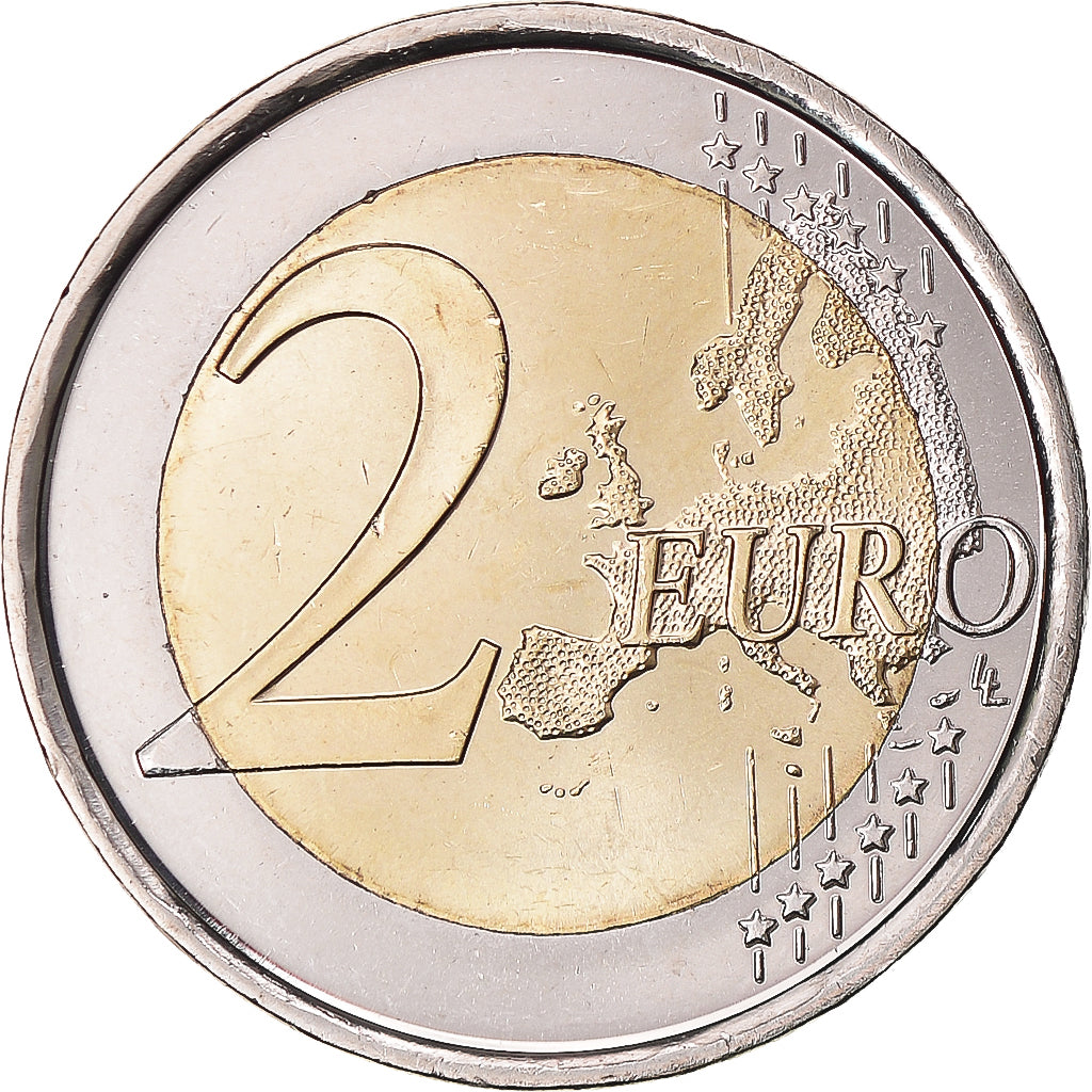 Espanha, 2 Euro, 10 years euro, 2012, Madrid, MS(63), Bimetálico, KM:1252