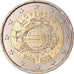 Eslováquia, 2 Euro, 10 ans de l'Euro, 2012, MS(64), Bimetálico