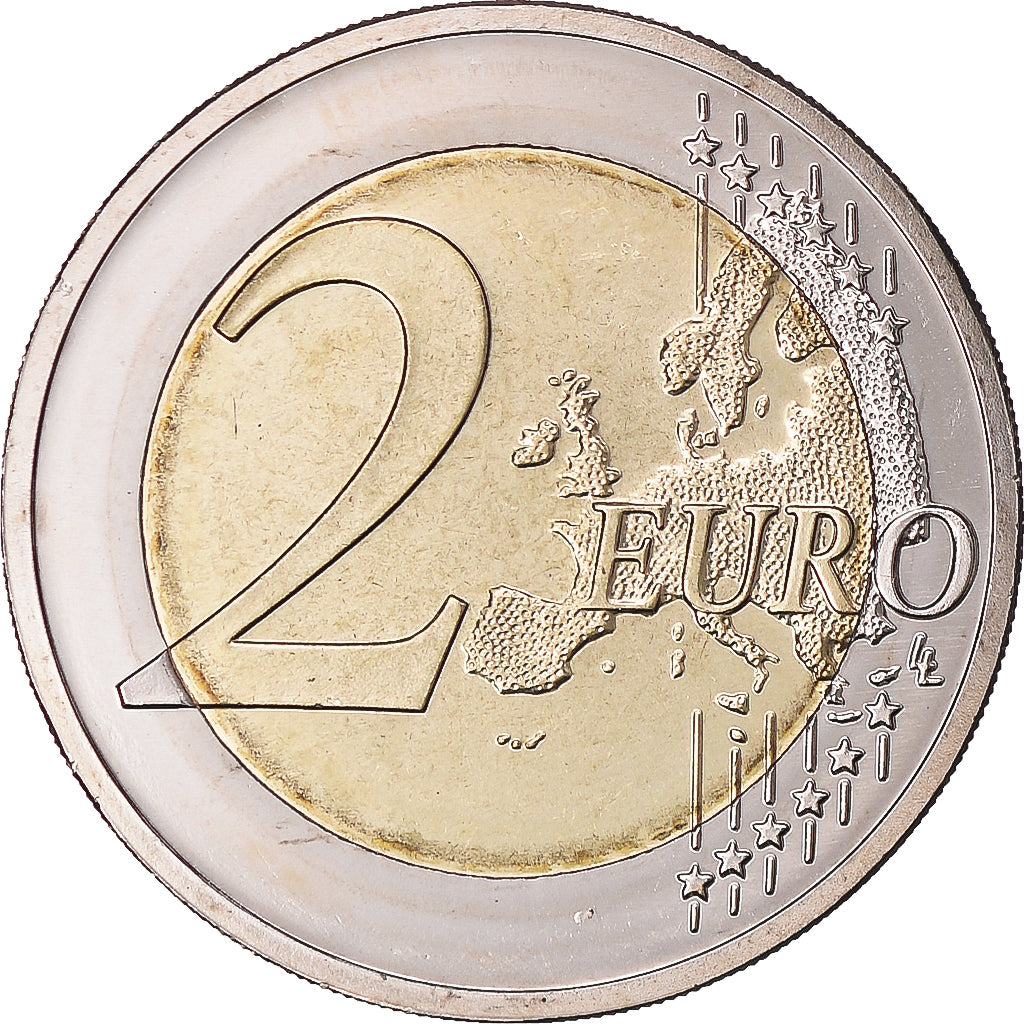 GERMANIA - REPUBBLICA FEDERALE, 2 Euro, 10 years euro, 2012, Karlsruhe, SPL+