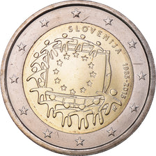 Slovenië, 2 Euro, Drapeau européen, 2015, UNC, Bi-Metallic