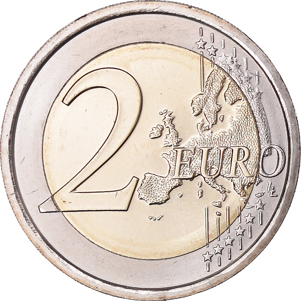 Slovenië, 2 Euro, Drapeau européen, 2015, UNC, Bi-Metallic