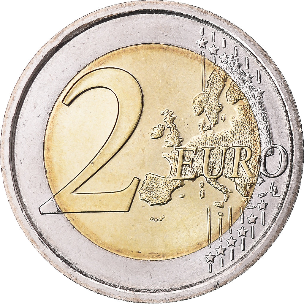 Itália, 2 Euro, 2015, 30 ans   Drapeau européen, MS(64), Bimetálico, KM:New