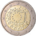 Irlanda, 2 Euro, Drapeau européen, 2015, Sandyford, EBC+, Bimetálico